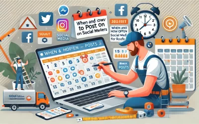 When and How Often to Post on Social Media for Roofers